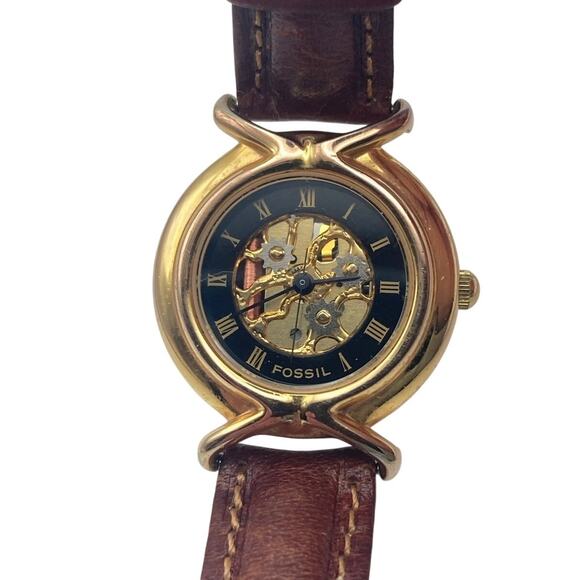 Fossil Accessories - Fossil Women's Skeleton Watch 27mm - Fresh Battery - Adjustable Leather SK-4912